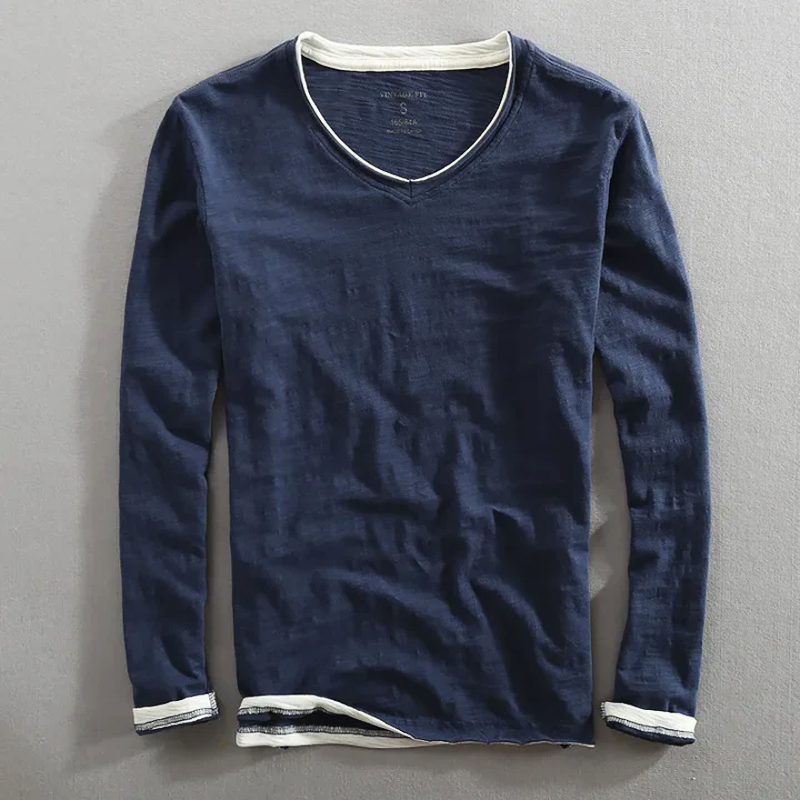 Kenji | Chemise en Coton à Manches Longues