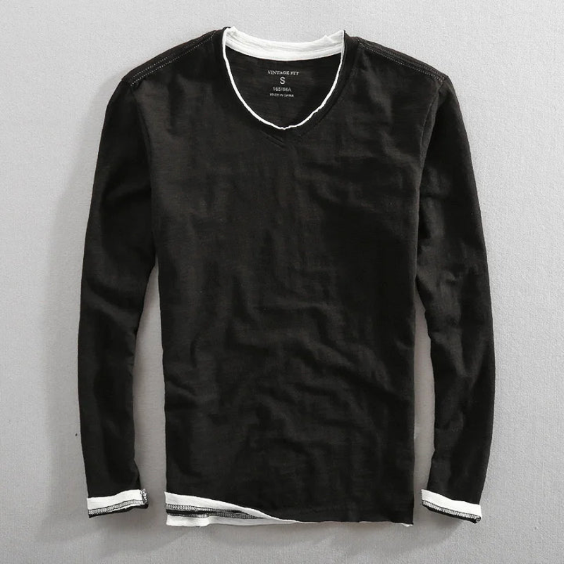 Kenji | Chemise en Coton à Manches Longues