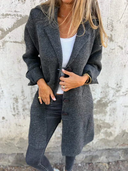 Donna - Manteau Blazer avec Boutons